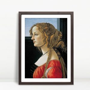 Young Woman Braided Hair by Botticelli