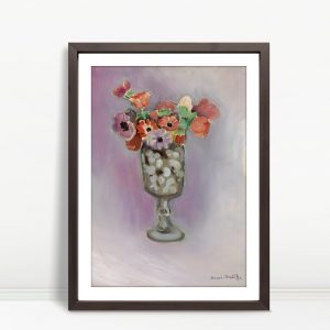 Poppies in Glass on Lavender by Matisse