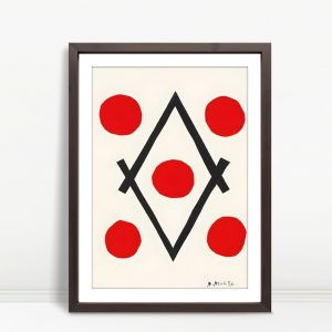 Red Dots Geometric Harmony by Matisse