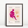 Rose Pink Figure with Palm by Matisse