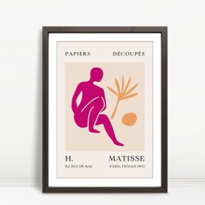 Rose Pink Figure with Palm by Matisse