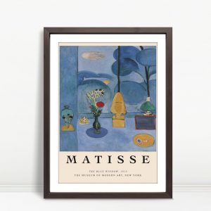 Tranquil Blue Window Interior by Matisse