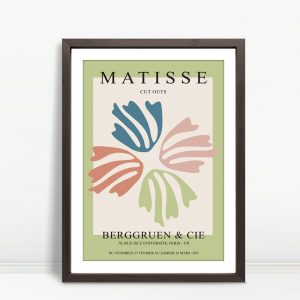 Pastel Botanical Cut-Out Quartet by Matisse