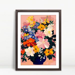 Vibrant Floral Symphony By Henri Matisse