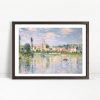 Reflections Across Vernon Village by Monet