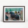 Boats and Cabins on Shore by Monet