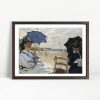 Ladies with Parasols Seaside by Monet