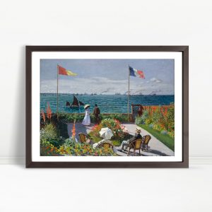 Seaside Garden with Flags by Monet