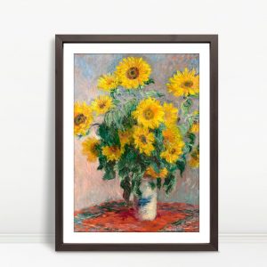 Radiant Sunflowers In Ceramic Jar by Monet