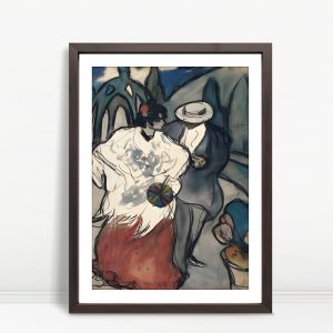 Spanish Lovers Walk Picasso Inspired Scene