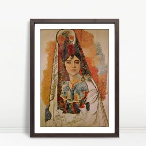 Femme au Voile Pointillé(Woman with Pointillist Veil) – Picasso