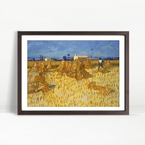 Corn Harvest in Provence by Vincent van Gogh