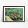 Gogh Quay with Men Unloading Sand Barges