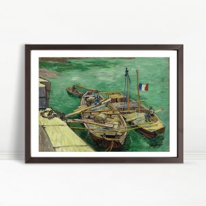 Gogh Quay with Men Unloading Sand Barges