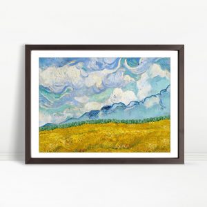 Wheat Field with Cypresses