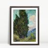 Cypresses by Vincent van Gogh
