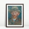 Self-Portrait with Grey Felt Hat