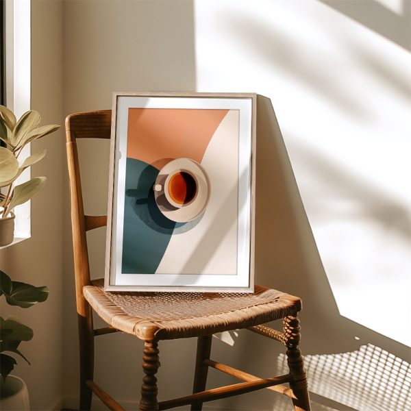Minimalist Coffee Cup Art Print - Image 4