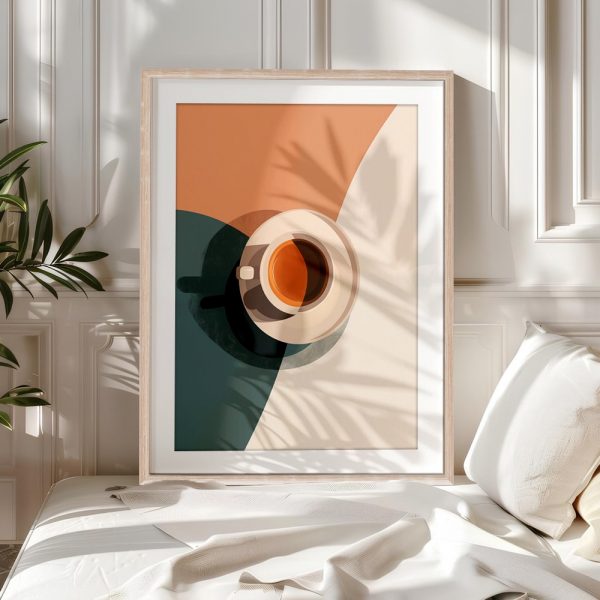 Minimalist Coffee Cup Art Print - Image 5