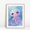 Underwater Jellyfish Kids Art