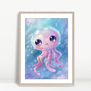 Underwater Jellyfish Kids Art