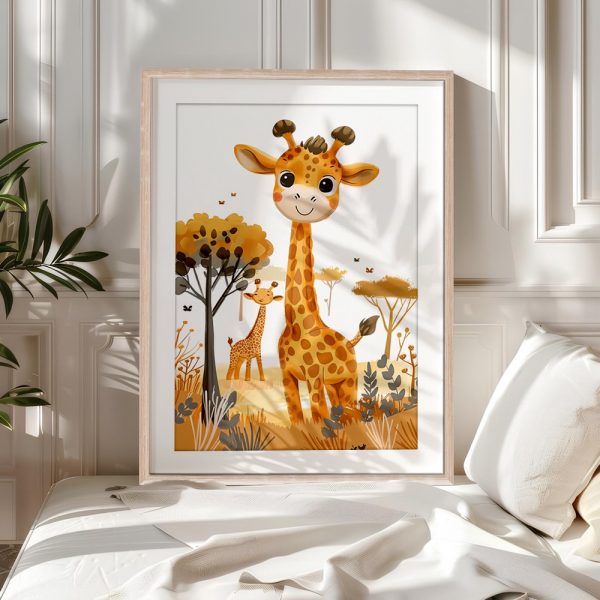 Happy Giraffes In Savannah - Image 5