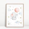 Elephant Balloon In Starry Sky