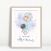 Astronaut With Planet Balloons