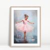Dancing Ballerina With Flowers