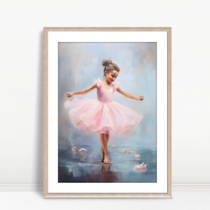 Dancing Ballerina With Flowers