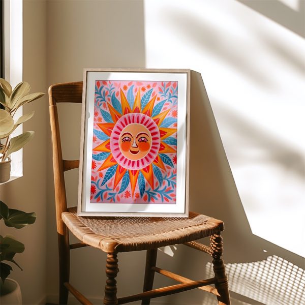Radiant Sunburst Garden Wall Art - Image 4