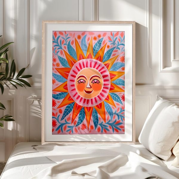 Radiant Sunburst Garden Wall Art - Image 5