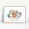 Cute Jungle Animals Best Friends