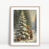 Winter Memories Decorating Snowy Pine