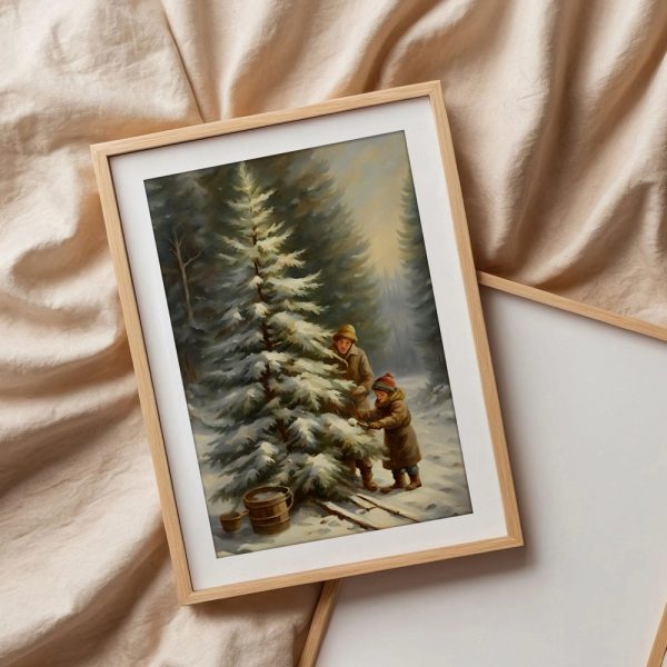 Winter Memories Decorating Snowy Pine - Image 3