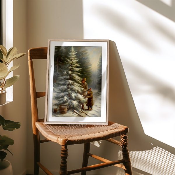Winter Memories Decorating Snowy Pine - Image 4