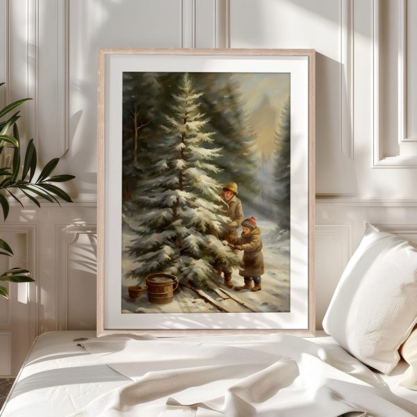 Winter Memories Decorating Snowy Pine - Image 5