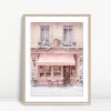 Pink Patisserie In Winter Snow