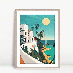 Mediterranean Modernist Sunlit Escape