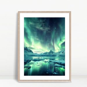 Arctic Aurora Dream over Ice