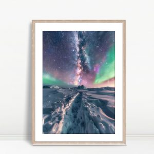 Milky Way Lights Arctic Expanse
