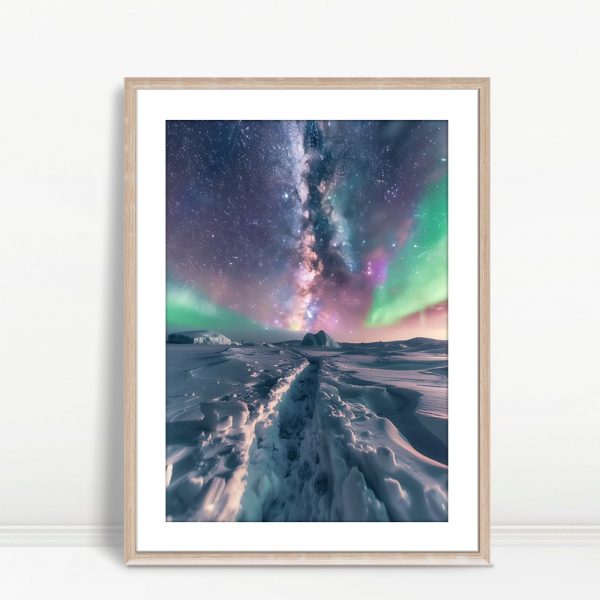 Milky Way Lights Arctic Expanse