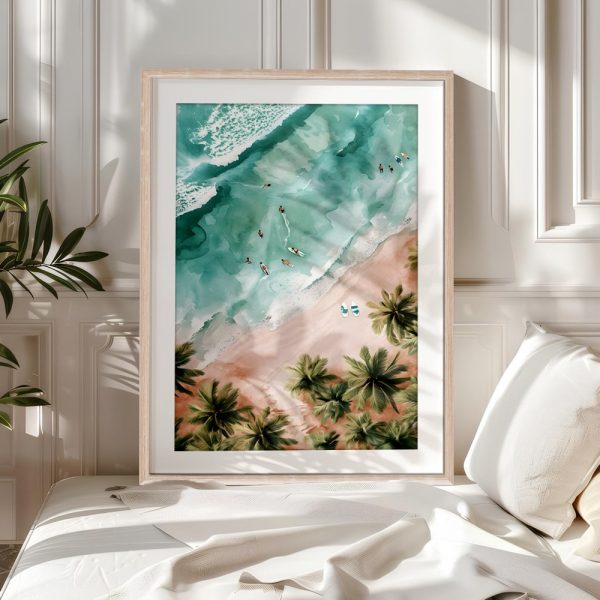 Palm Beach Surfers Aerial View - Image 5