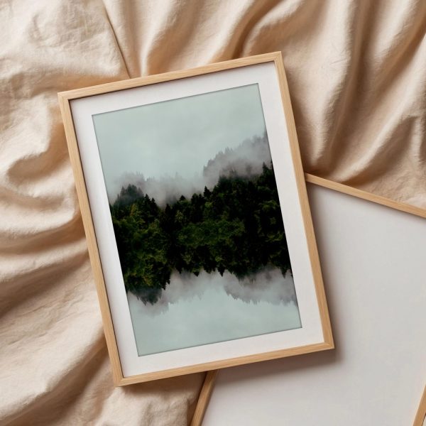 Misty Forest Reflections Tranquility - Image 3