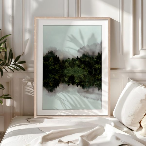 Misty Forest Reflections Tranquility - Image 5