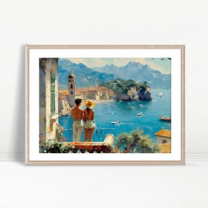 Lovers Overlook Mediterranean Coast