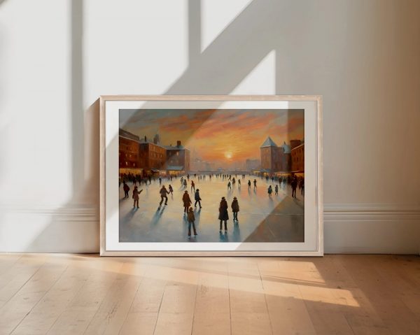 Skaters at Sunset Town Square - Image 2