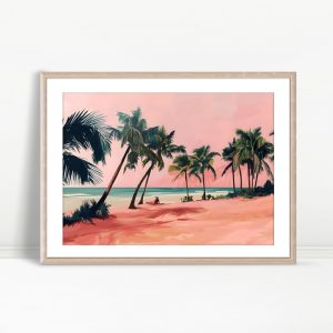 Pink Skies Over Palm Beach