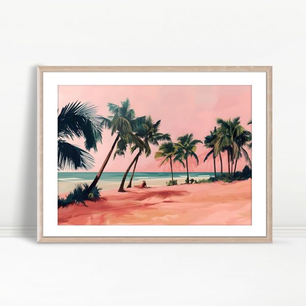 Pink Skies Over Palm Beach