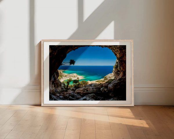 Sea View Framed by Rocky Cave - Image 2
